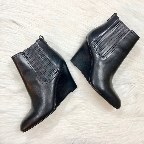 Sam Edelman Shoes - Sam Edelman Gillian Wedge Boot Black Size 7.5